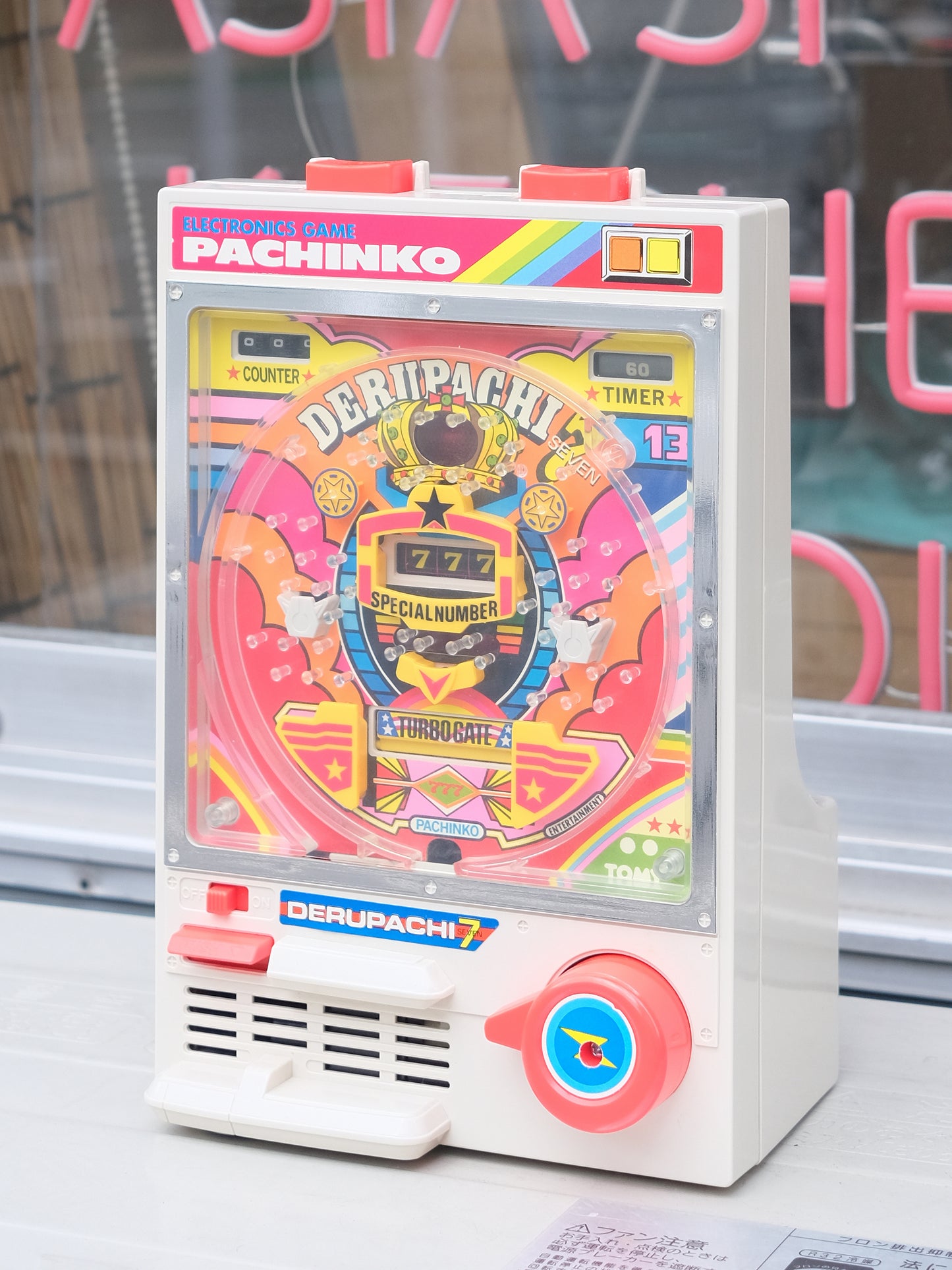 TOMY 1980’s 舊玩具 でるぱち 7 電子 彈珠機 柏青哥 Games