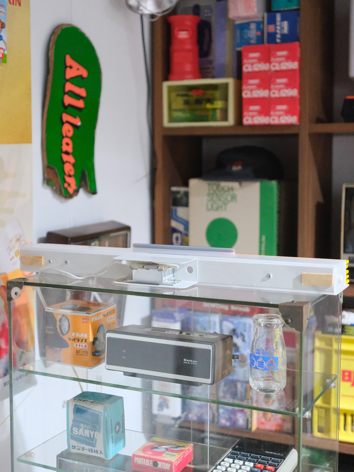 日本 AIWA 店鋪用 廣告 電飾 電光 看板 發光燈箱