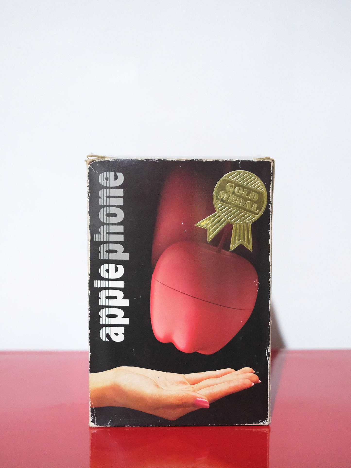 Vintage 1985年 Apple Telephone 家用 紅蘋果 電話 有盒