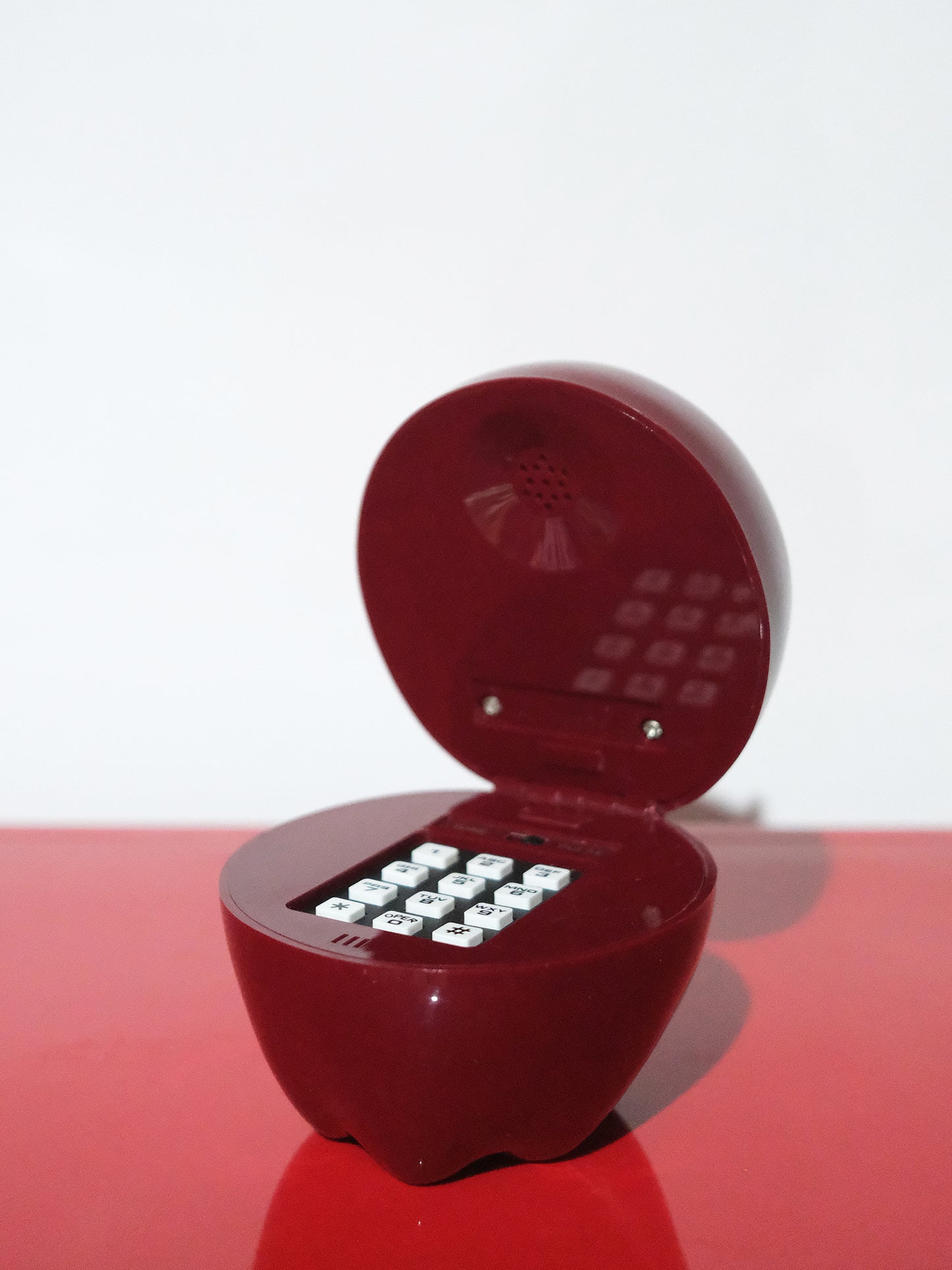 Vintage 1985年 Apple Telephone 家用 紅蘋果 電話 有盒