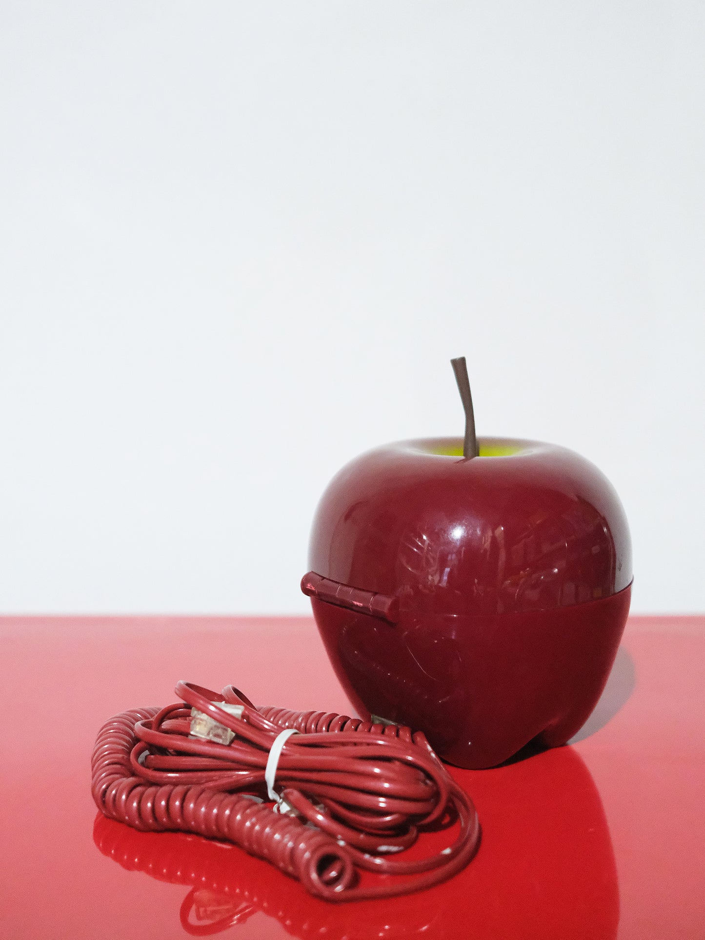 Vintage 1985年 Apple Telephone 家用 紅蘋果 電話 有盒