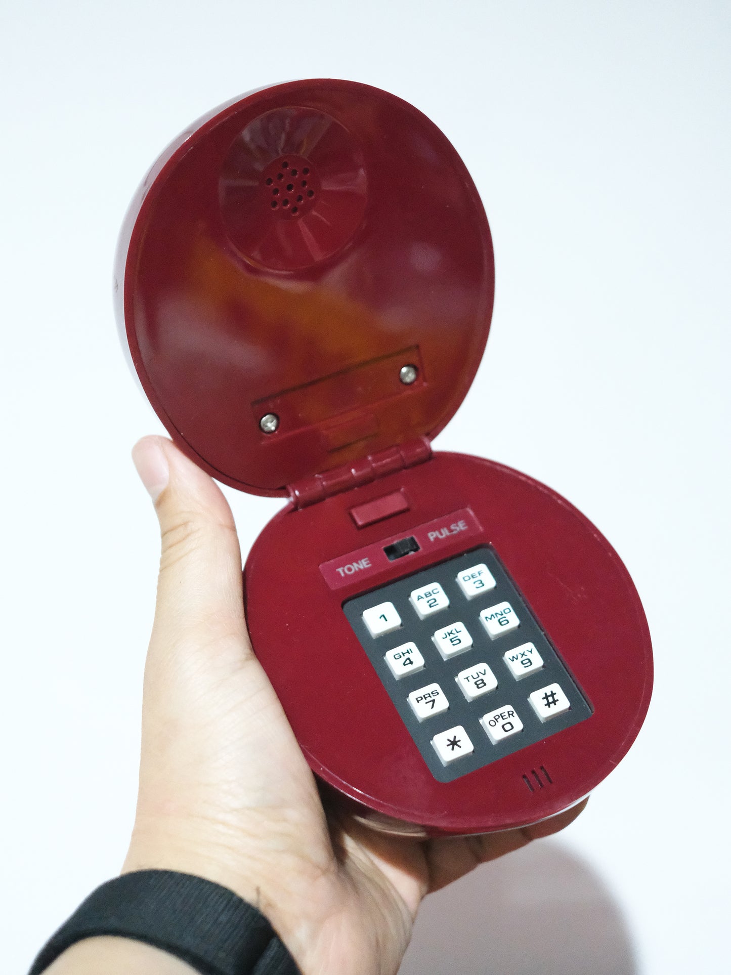 Vintage 1985年 Apple Telephone 家用 紅蘋果 電話 有盒