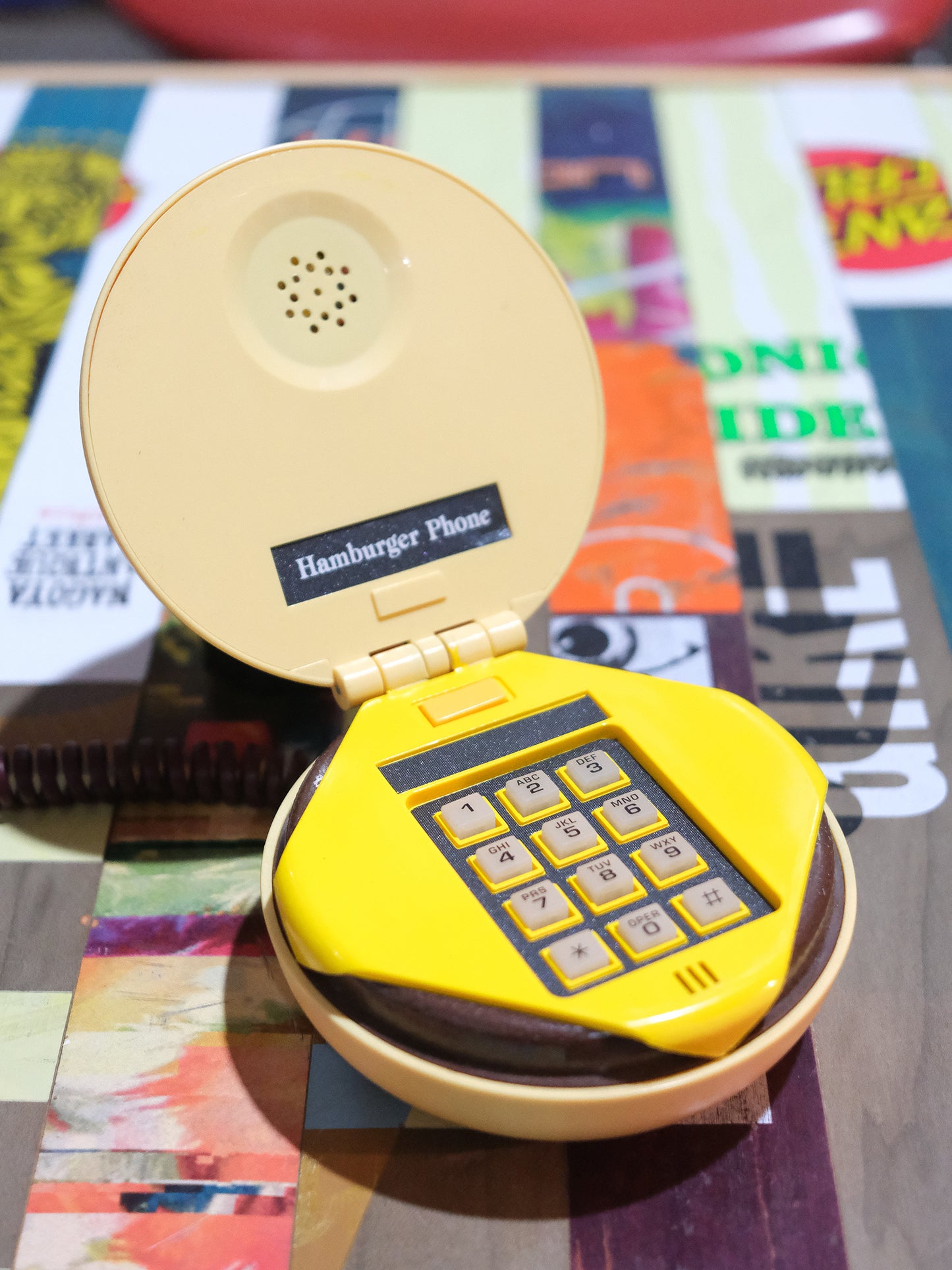 Vintage 經典 80’s HamBurger Telephone 家用 漢堡包電話