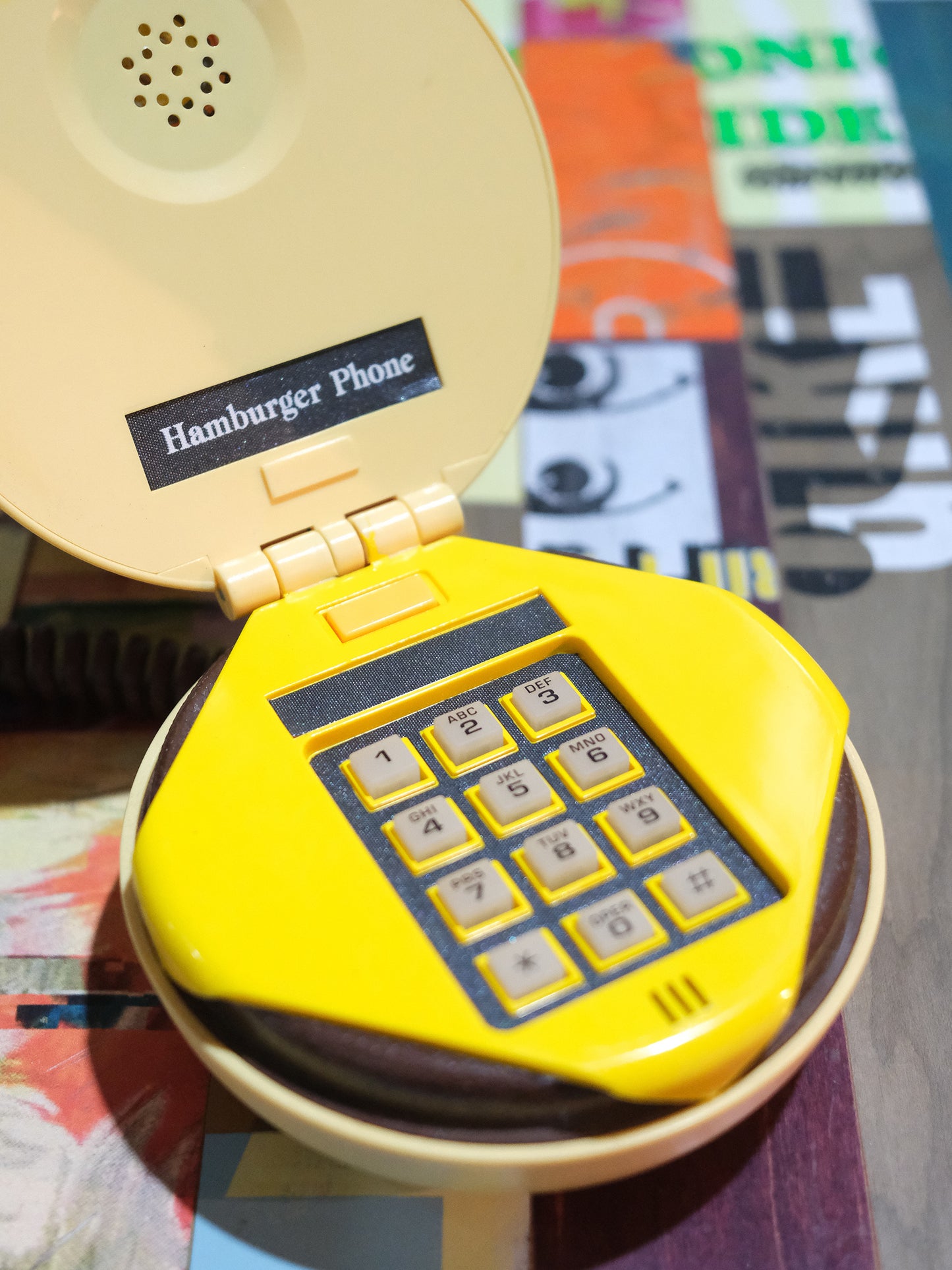 Vintage 經典 80’s HamBurger Telephone 家用 漢堡包電話