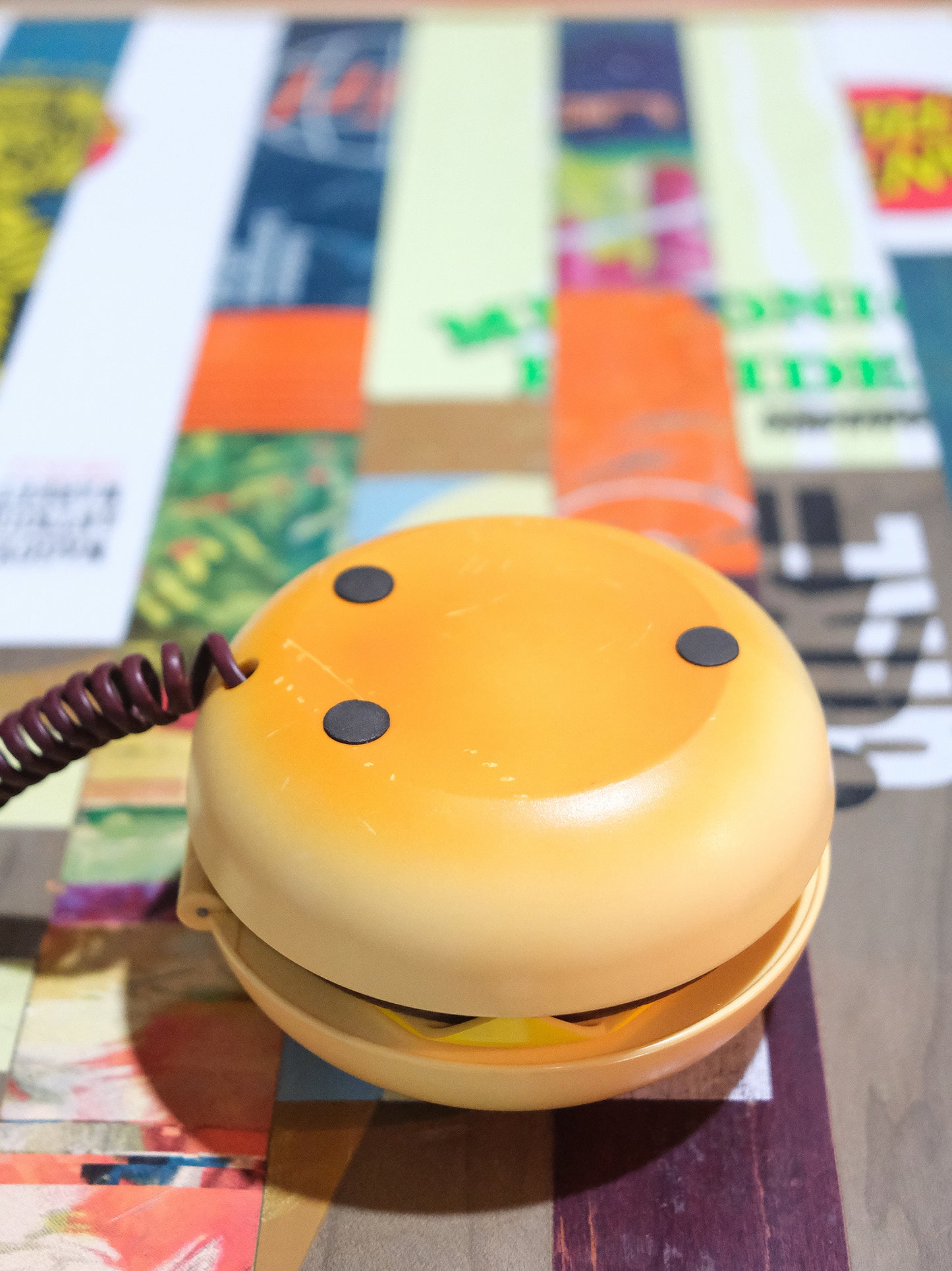 Vintage 經典 80’s HamBurger Telephone 家用 漢堡包電話