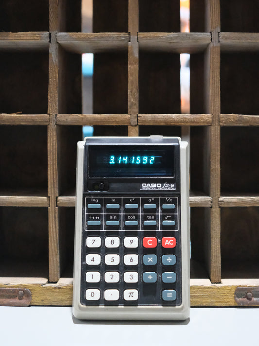 日本製 1974 Casio fx-10 Scientific Calculator VFD 營光管 計數機 電卓