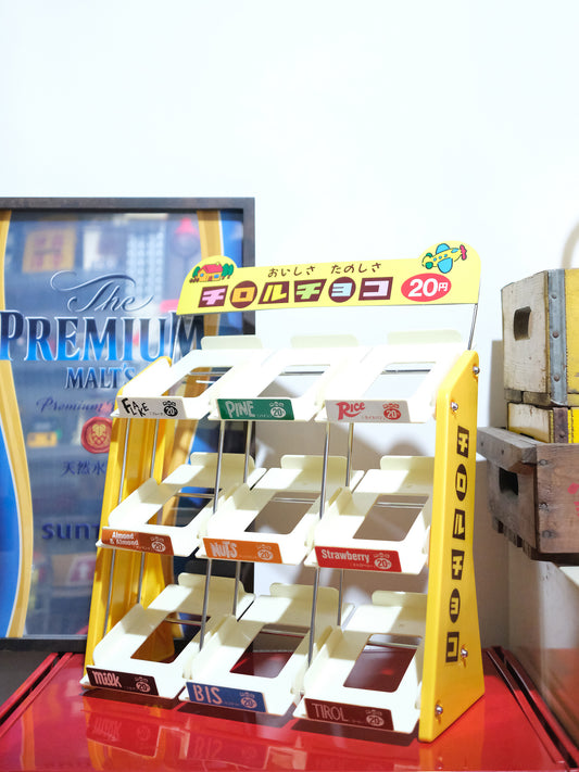 全新品 チロルチョコ 滋露朱古力 店鋪用 廣告 陳列架 Display Case