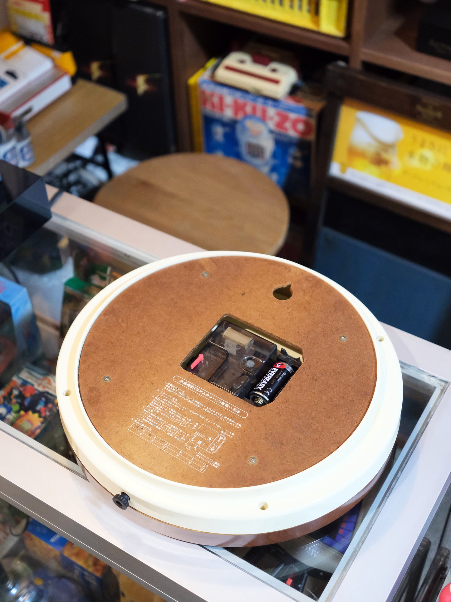 日本 CITIZEN Rhythm Quartz 木紋 掛牆鐘 水晶時計