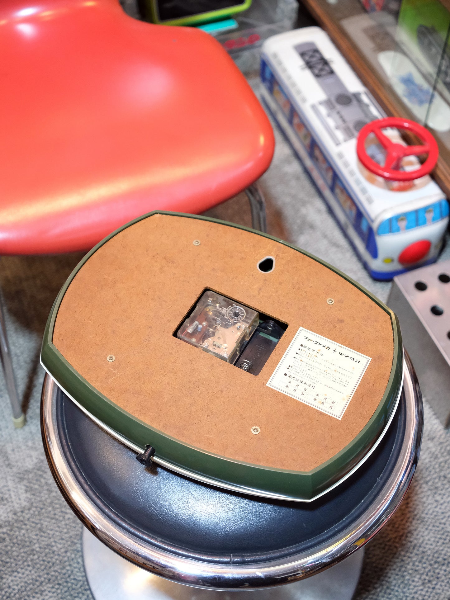 日本 CITIZEN 4 Jewels Transistor Space Age 掛牆鐘 電子時計