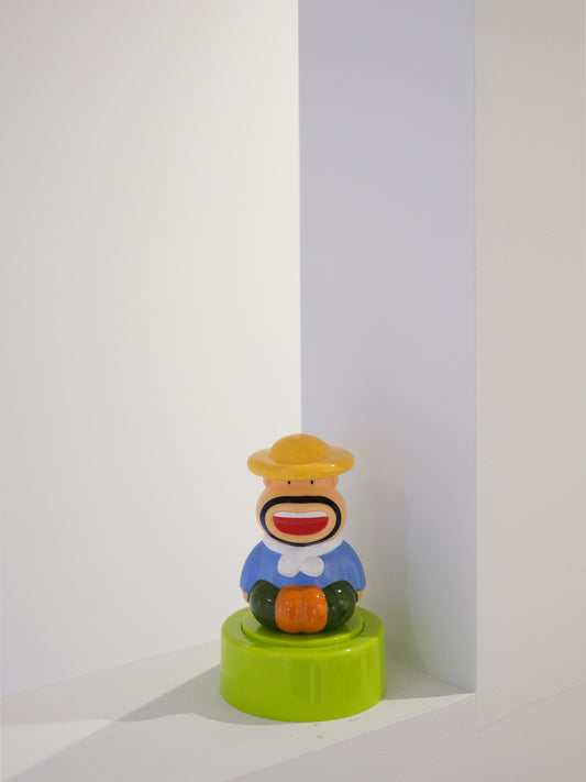 明治 Meiji カール 卡路叔叔 電池 座擡 小夜燈 Lamp