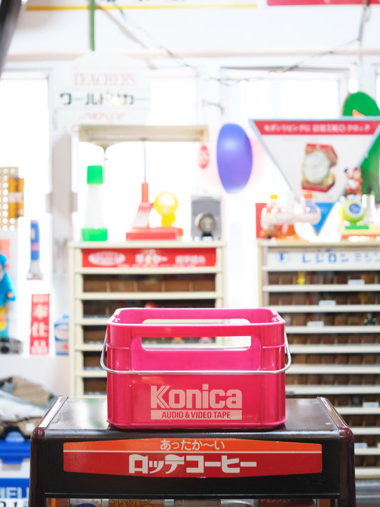 Konica Audio & Video Tape 錄音帶 錄影帶 收納籃