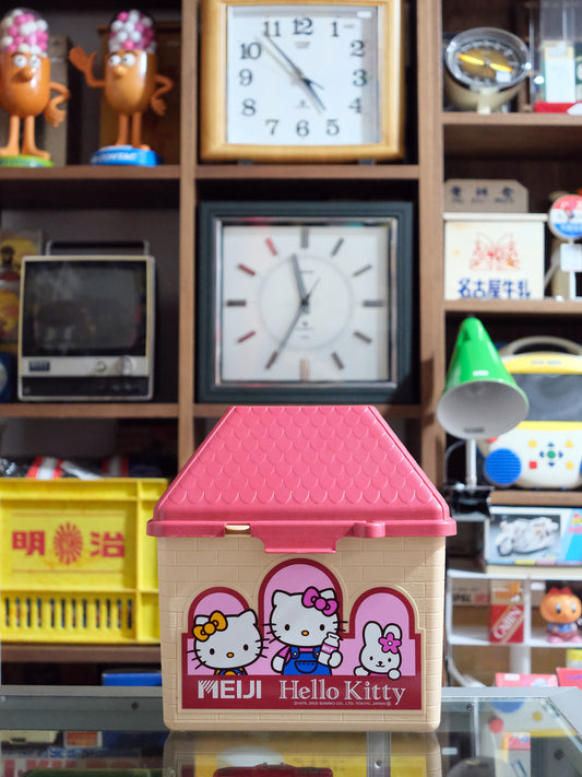 日本 Meiji 明治牛乳 x Hello Kitty 屋型 保冷 牛奶箱 宅配箱