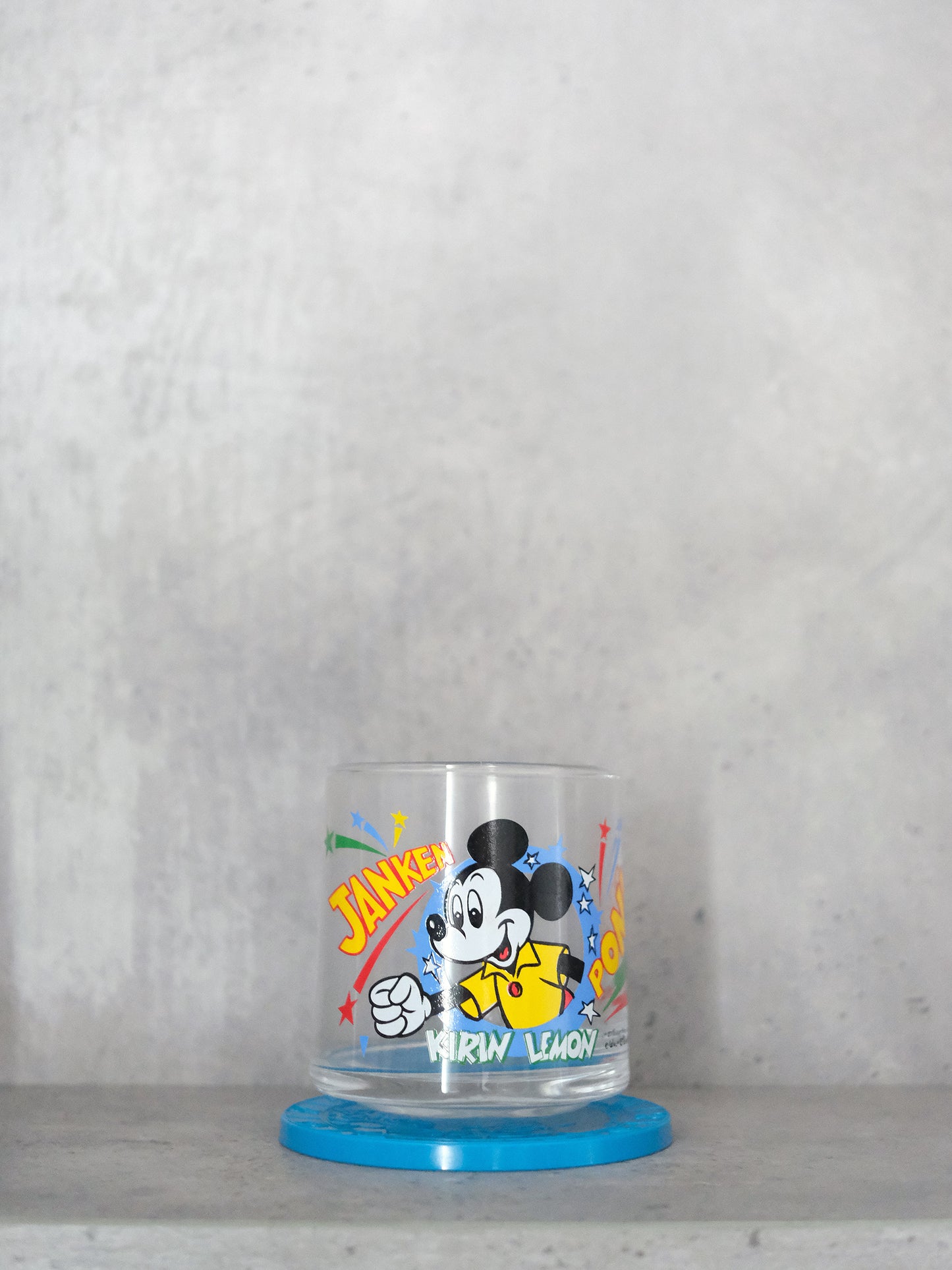 全新品 KIRIN 麒麟 米奇老鼠 唐老鴨 Janken Pon 玻璃水杯 套裝