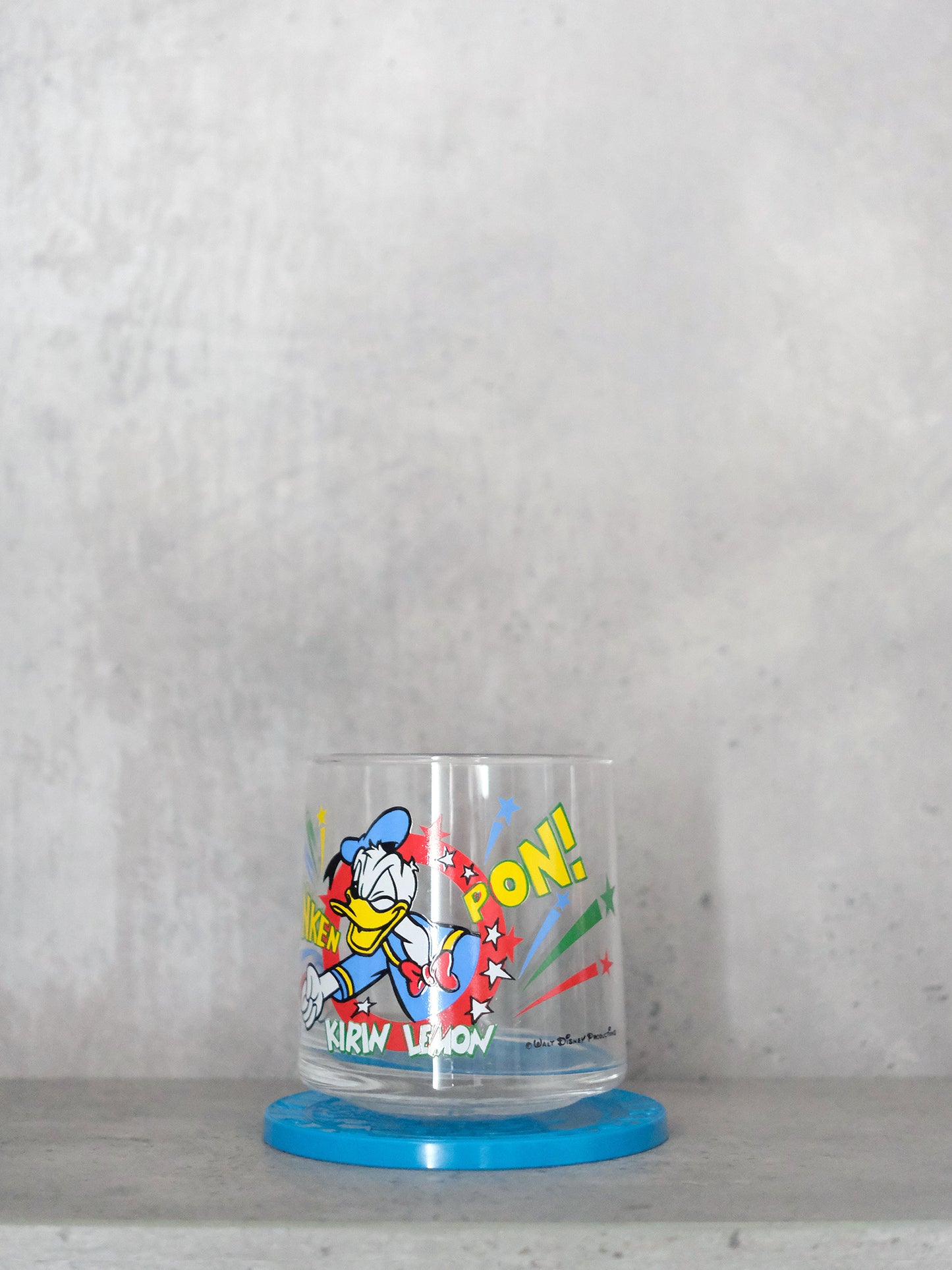 全新品 KIRIN 麒麟 米奇老鼠 唐老鴨 Janken Pon 玻璃水杯 套裝