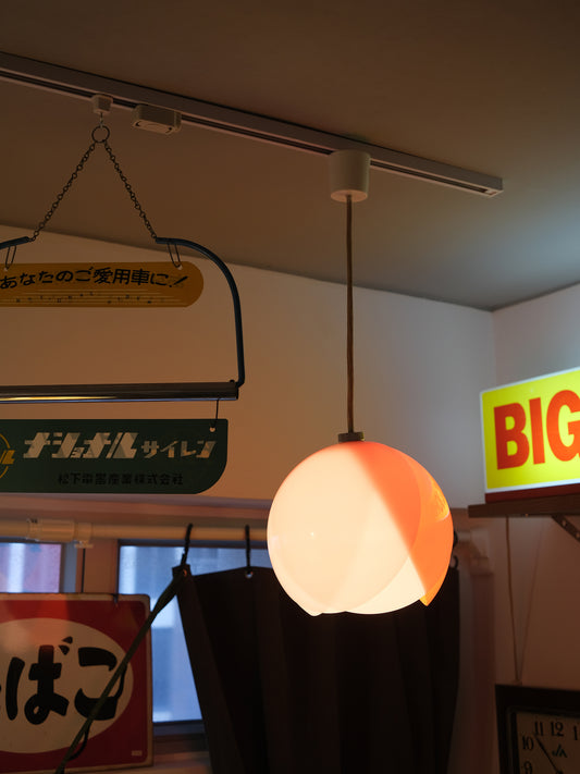 昭和 70's National 松下電器 LB1690 照明 器具 花型 路軌 吊燈