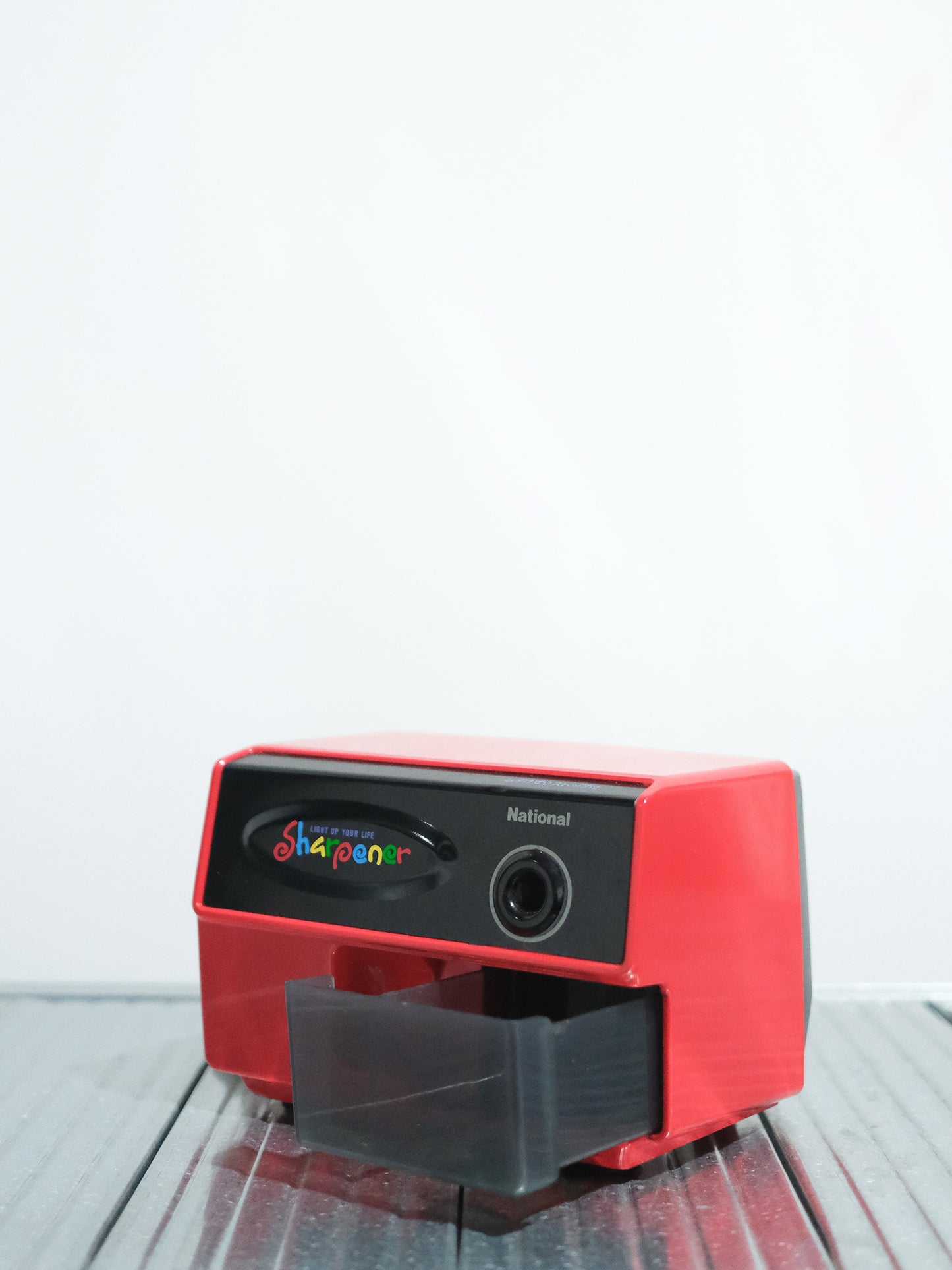 日本制 80"s National 松下電器 KP-S2 Sharpener 紅黑 電動鉛筆刨