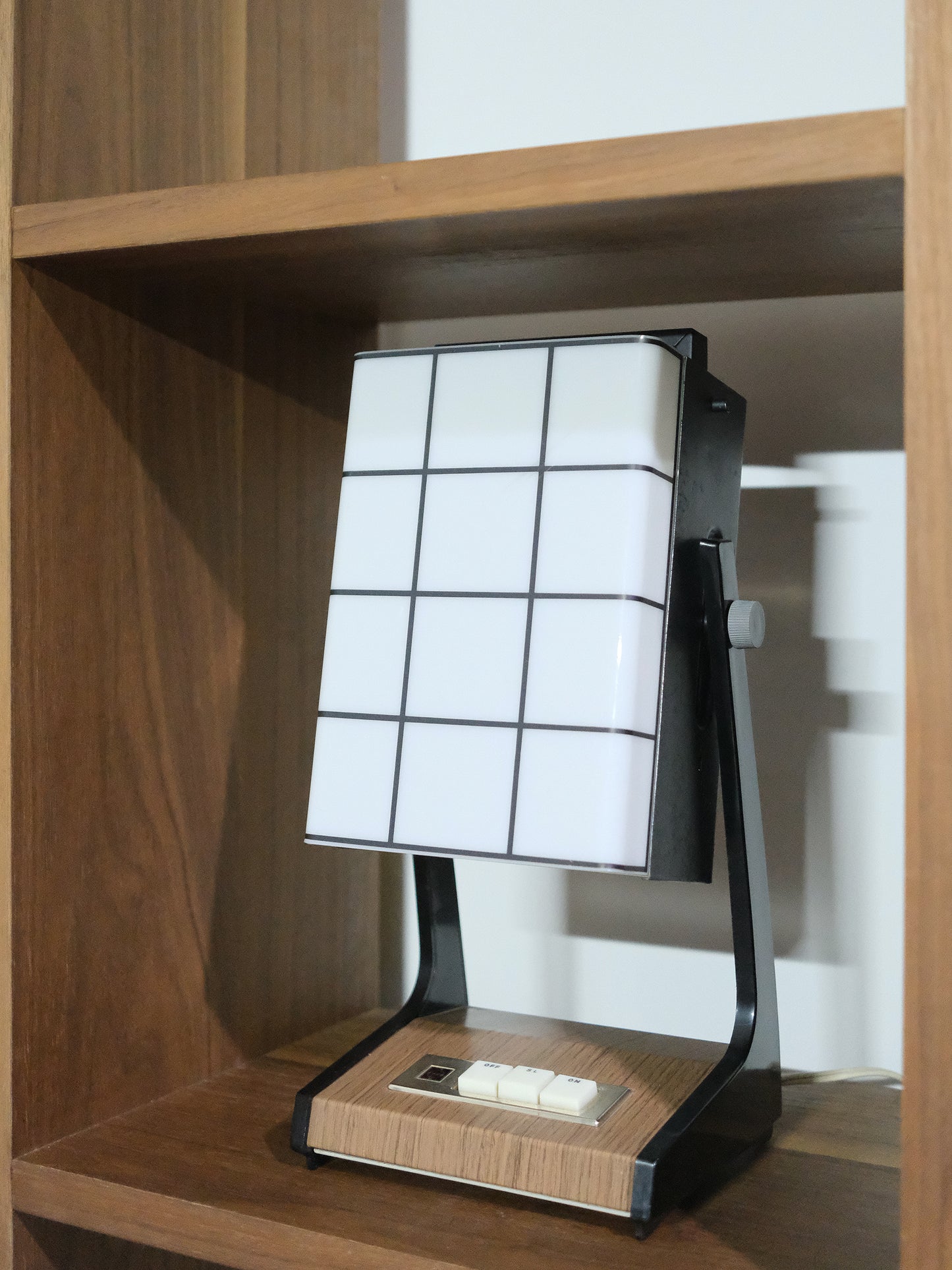 日本制 70's National 松下電器 LS-452 直立式 可調節高度 兩段光 擡燈 Night Lamp