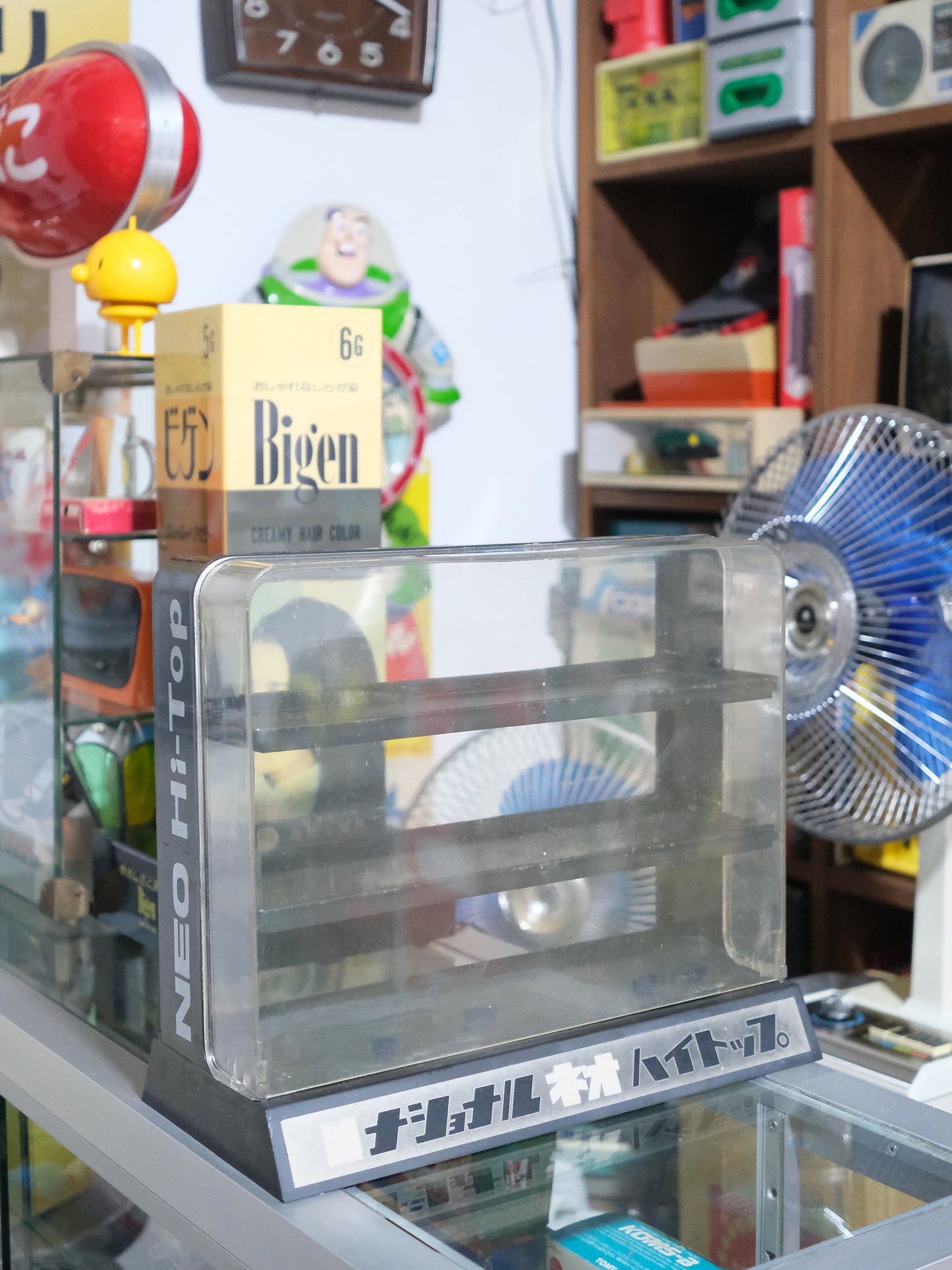National 樂聲牌 Neo Hi-Top 電池 店頭 展示架 小物 收納櫃