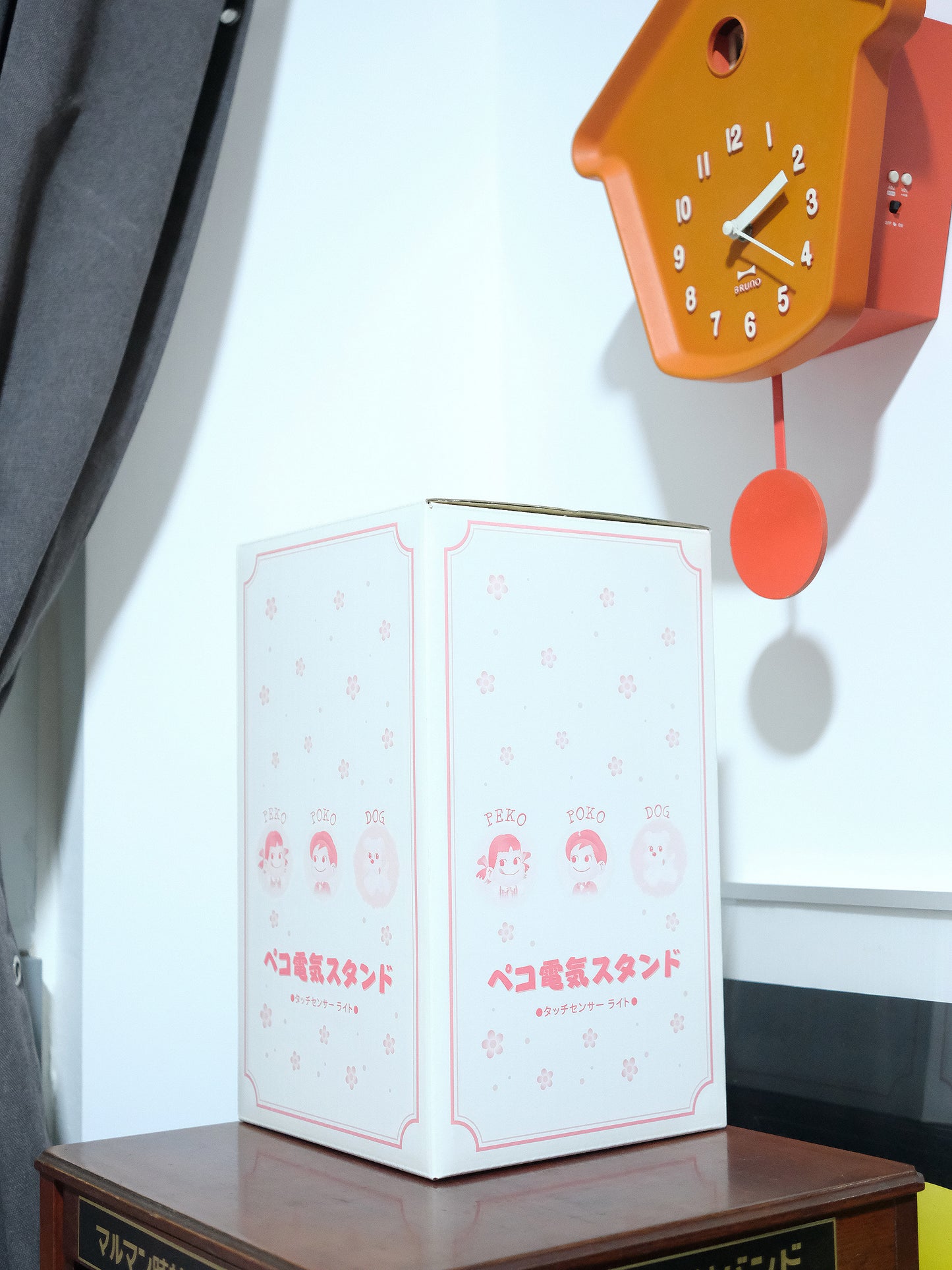 日本 不二家 牛奶妺 Peko Poko Dog 觸控式感應燈 擡燈