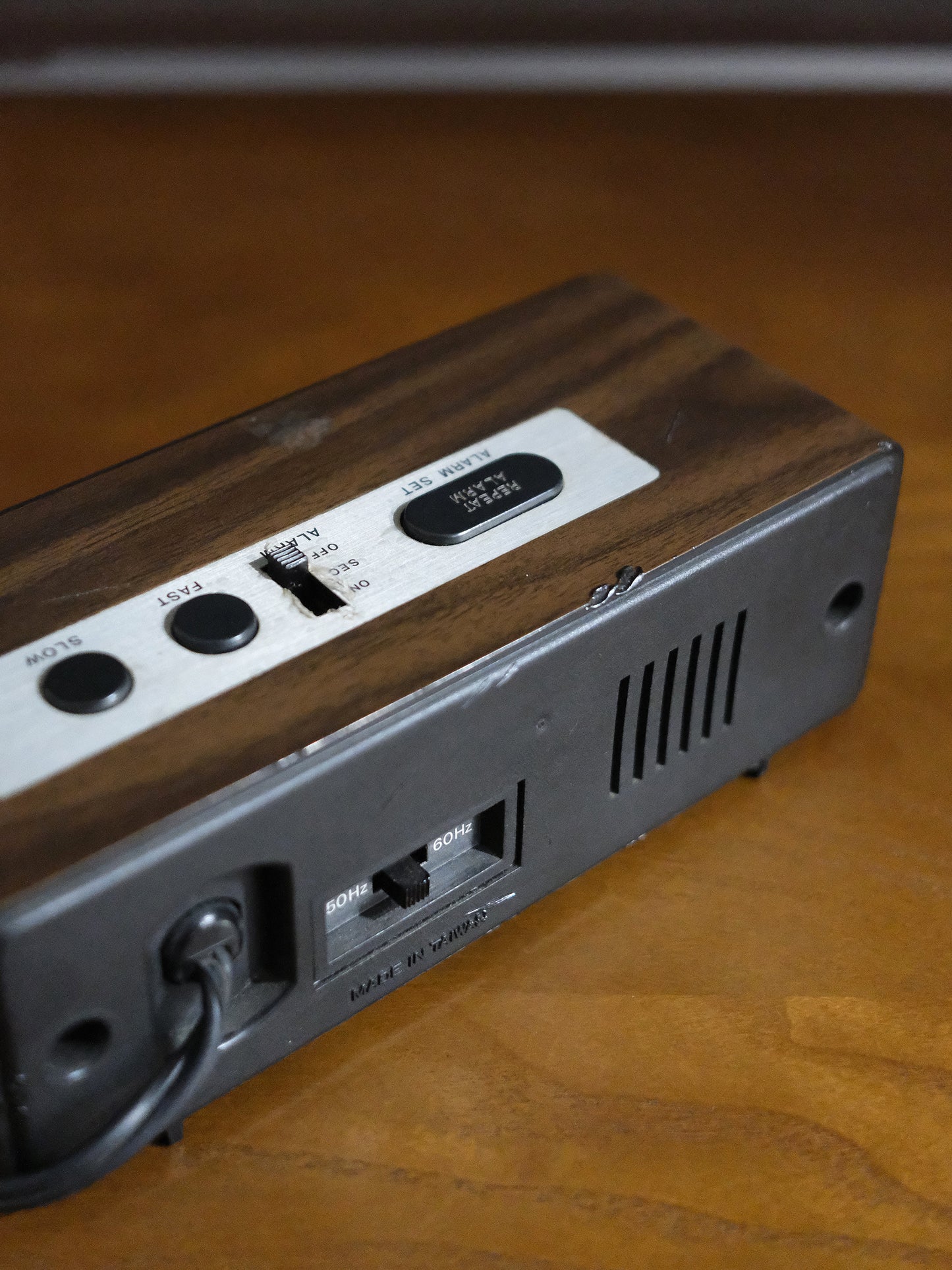 日本 70’s Sankyo 904Z Digital Clock 木紋 電子數字時鐘