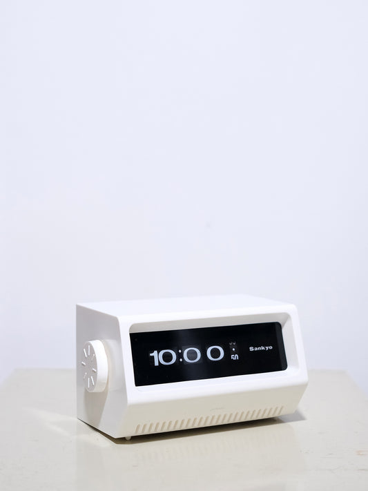 不動品 Sankyo 三協精機 DT-400 Digital Flip Clock 翻頁鐘 只供收藏