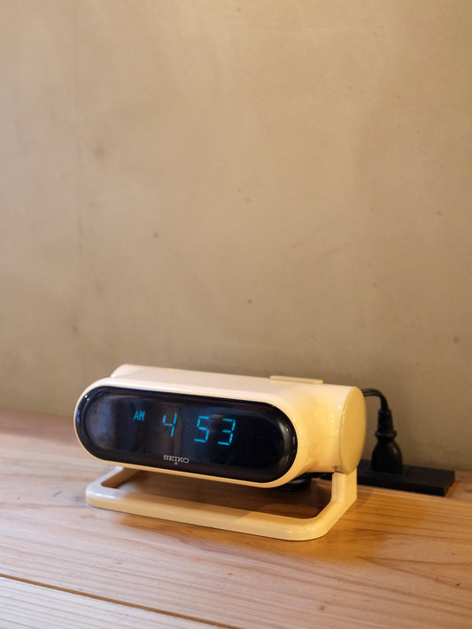 日本制 Seiko 精工 DL502W Digital Alarm Clock 電子鬧鐘時計