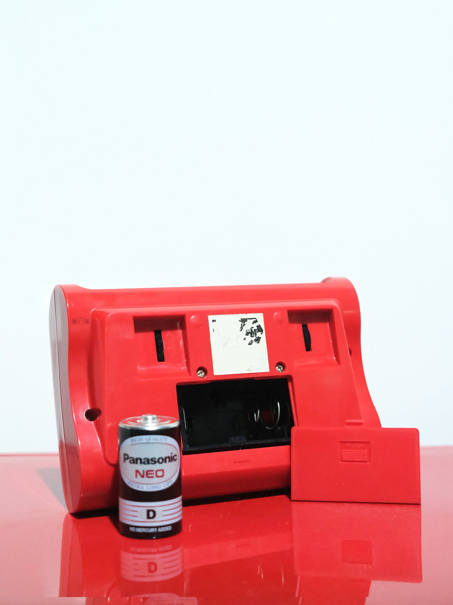 日本制 70's Seiko 精工 QN-412R Quartz Alarm Flip Clock 紅色 電池式 翻頁鐘
