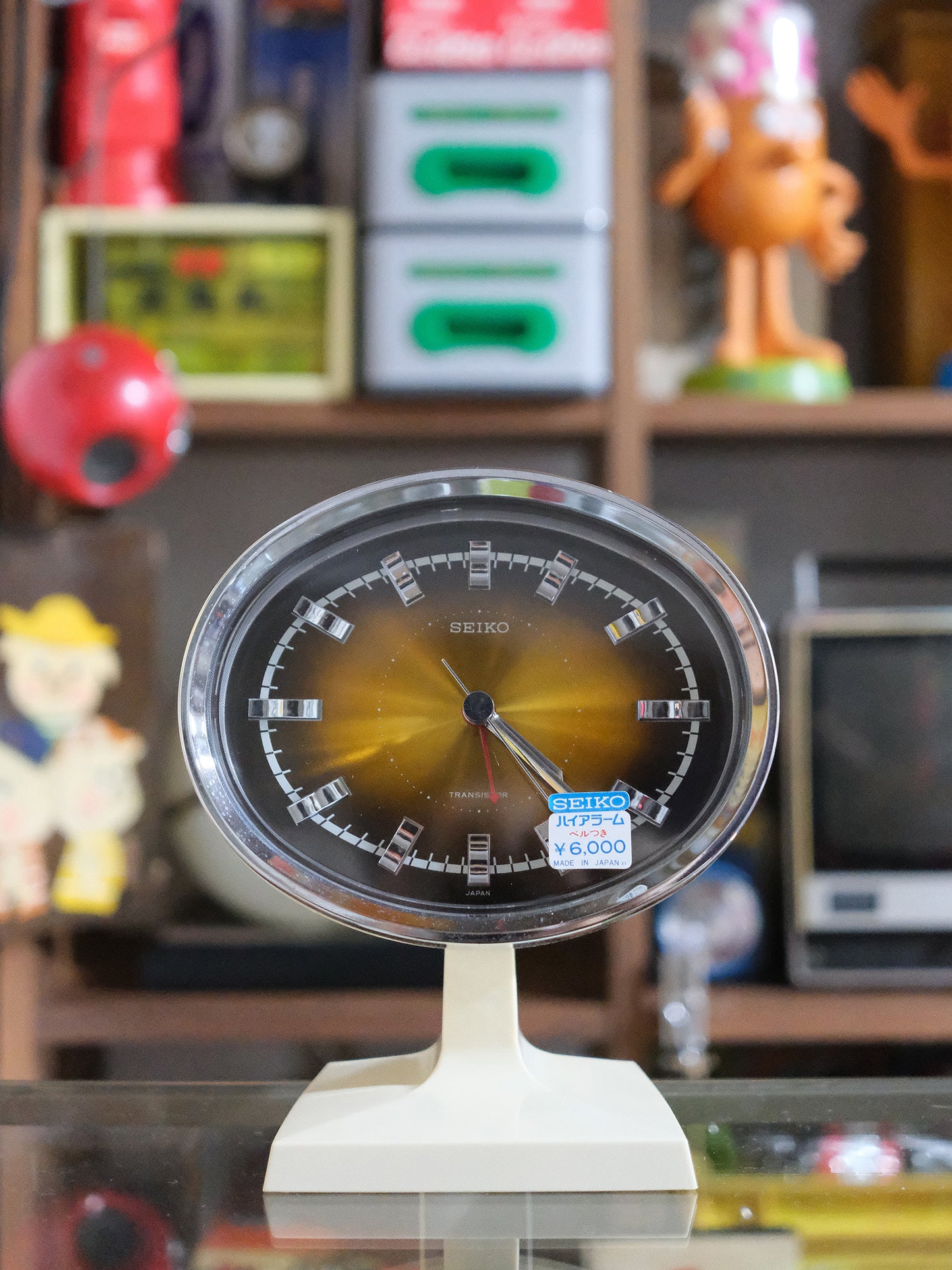 美品 精工 Seiko Transistor TP-324 電池式 未來感 桌上 時鐘