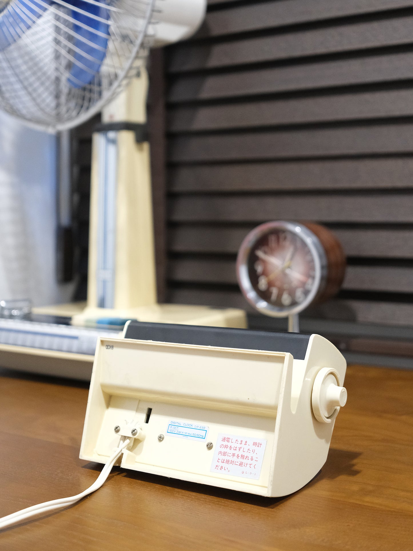 日本制 昭和 70's Seiko 精工 DP632 Digital Alarm Flip Clock 白色 翻頁鐘 鬧鐘