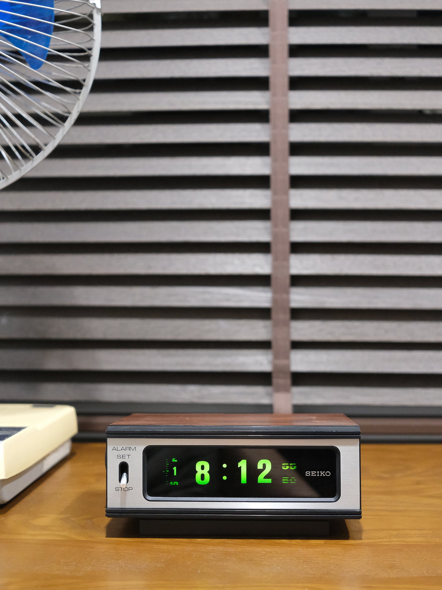 精工 Seiko DL-406B Digital Flip Clock 木紋 底片 翻頁鐘