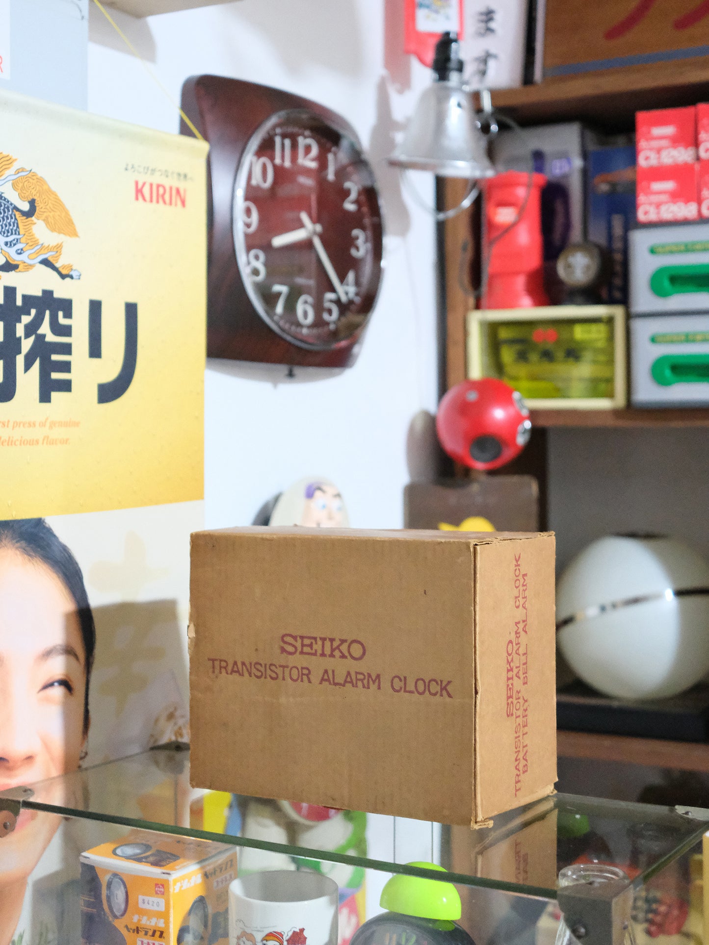 美品 精工 Seiko Transistor TP-324 電池式 未來感 桌上 時鐘