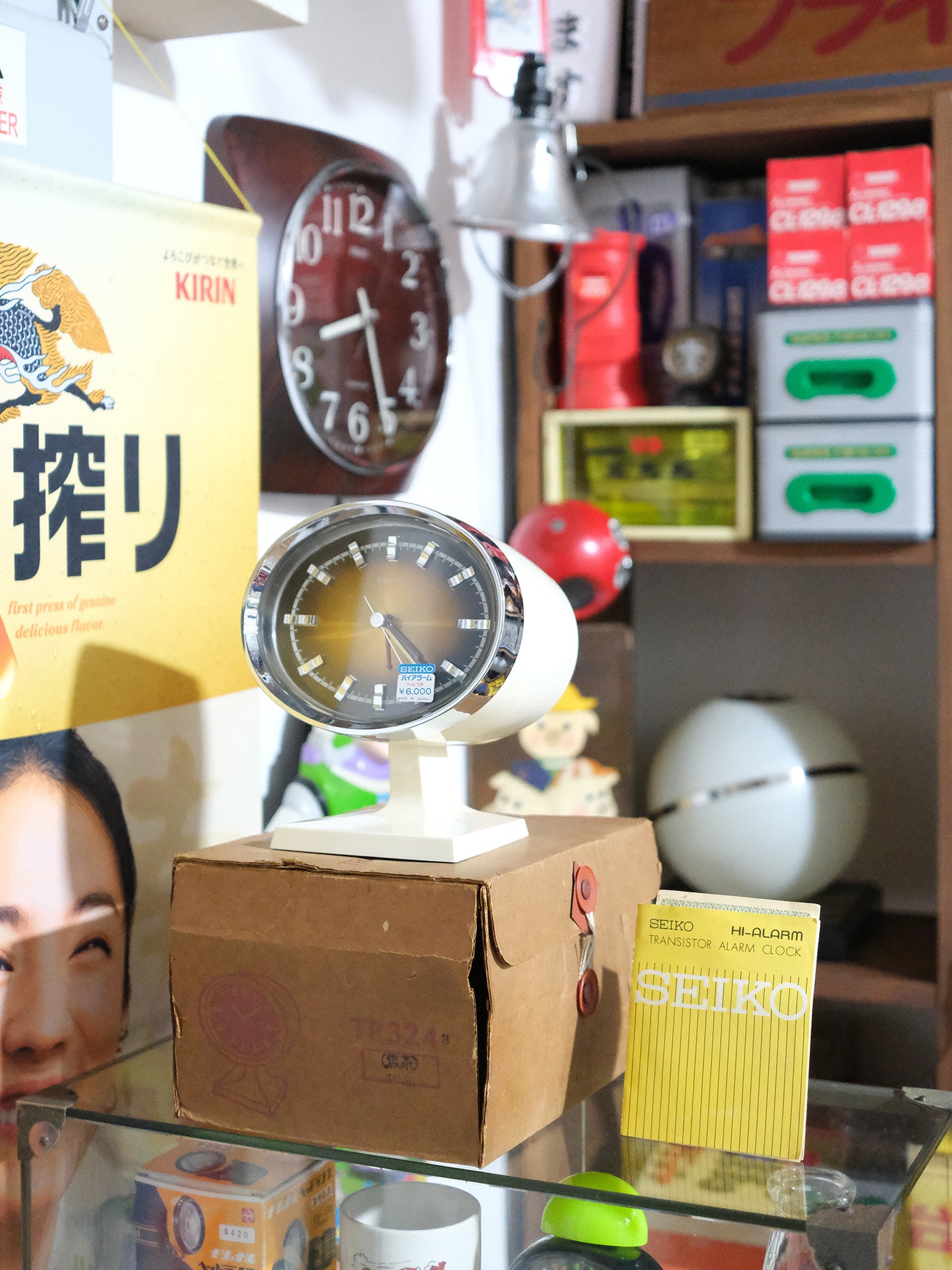 美品 精工 Seiko Transistor TP-324 電池式 未來感 桌上 時鐘