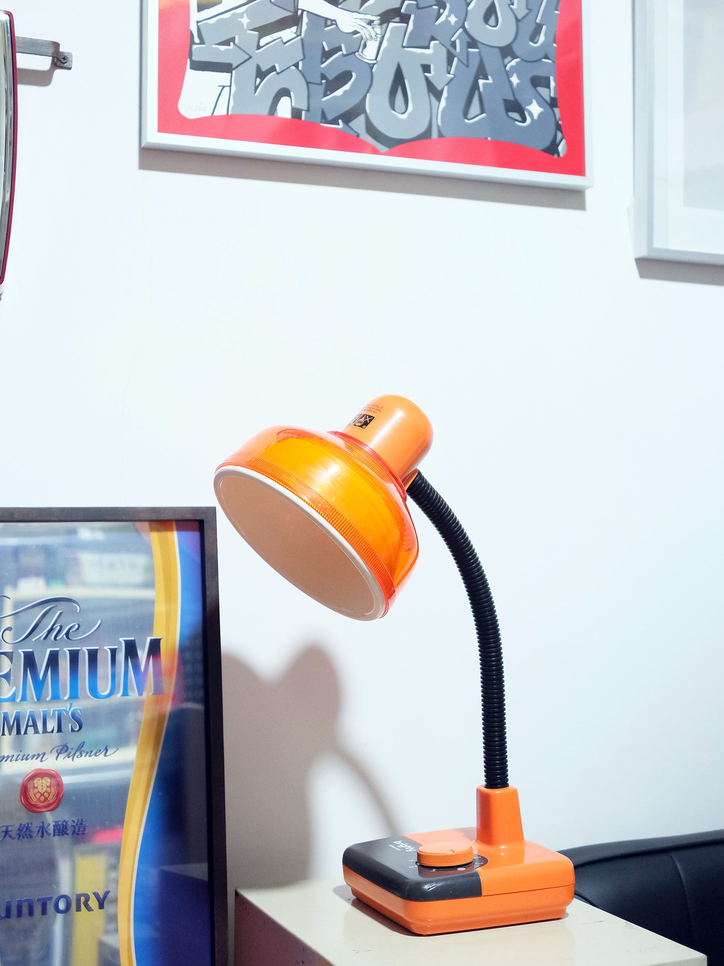 Toshiba Brighty IL-1418R 燈色 旋鈕式 白熱燈 擡燈 Table Light