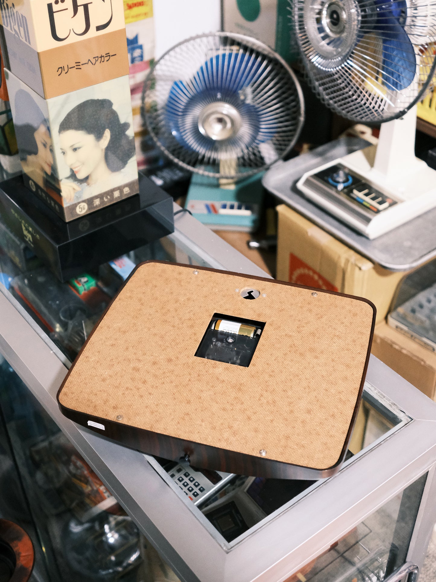 美品 Seiko 精工 Transistor 圓方形 木紋 掛牆 石英鐘 掛鐘 Clock