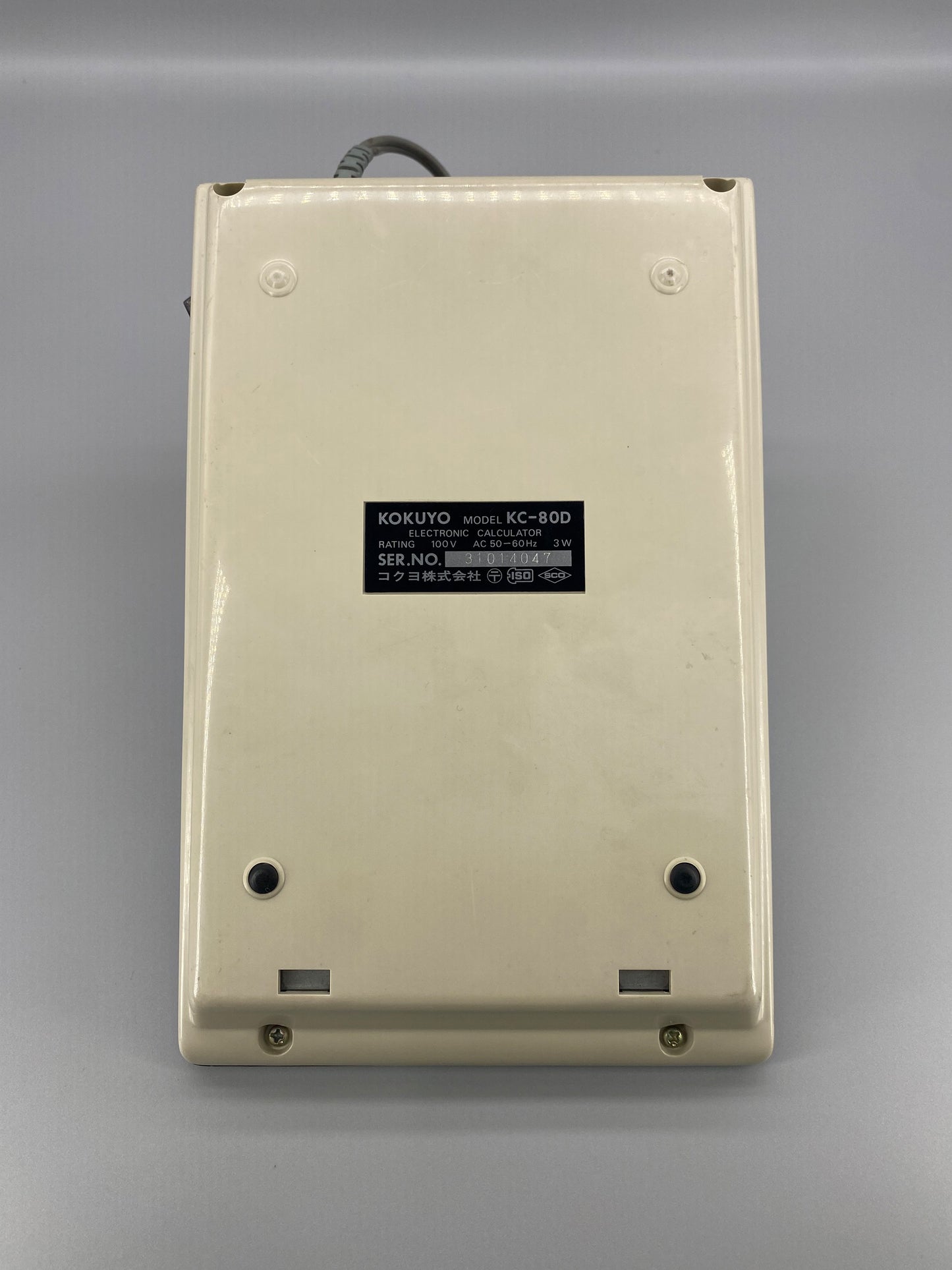 日本制 Kokuyo KC-80D VFD Electronic Calculator 營光管 計數機 電卓