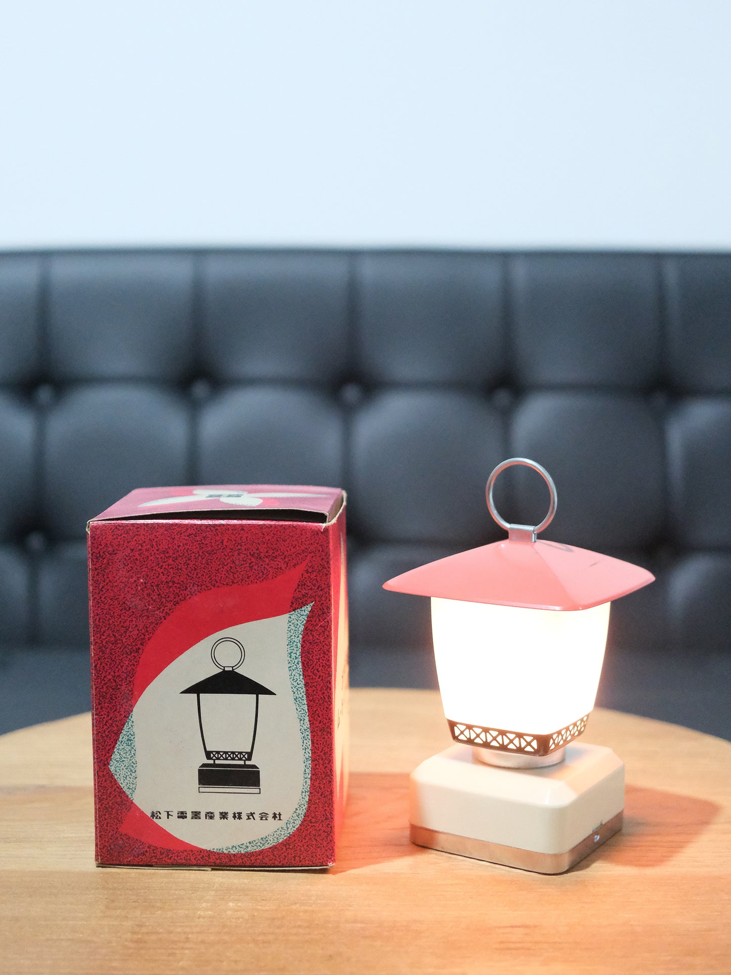 日本制 昭和 National 和風 鐵製 迷你 燈籠燈 Lantern Mini Lamp