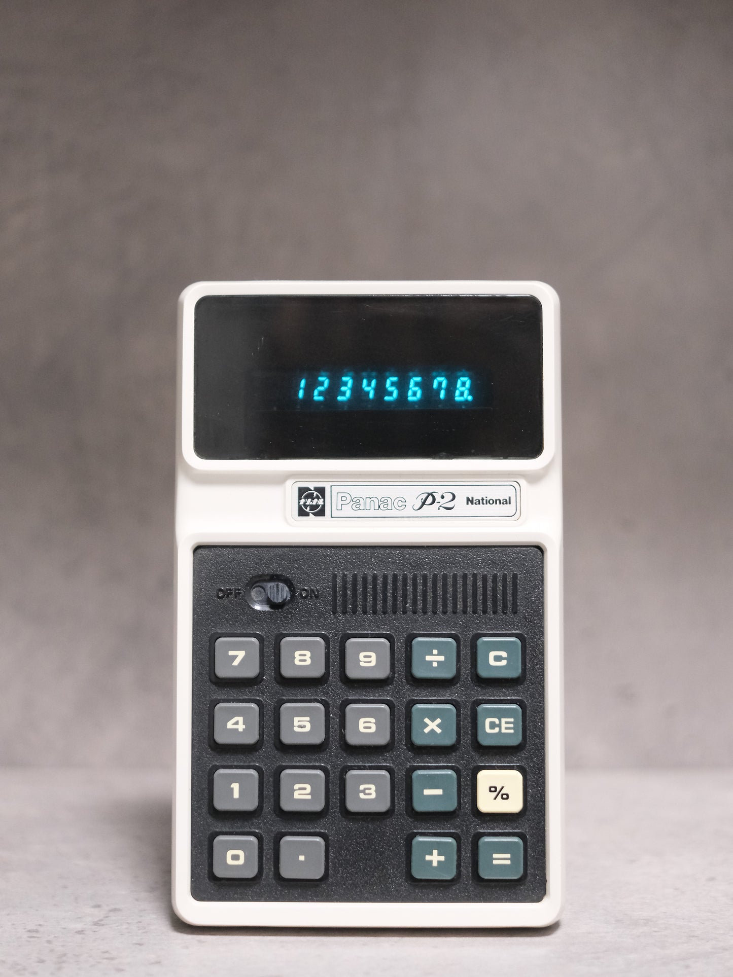 日本制 1975 National Panac JE-8802 VFD Electronic Calculator 營光管 計數機 電卓