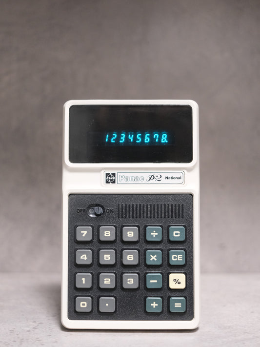 日本制 1975 National Panac JE-8802 VFD Electronic Calculator 營光管 計數機 電卓