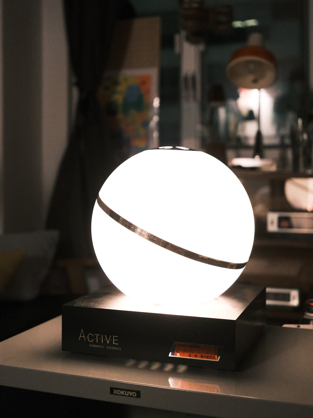 日本 昭和 圓形球狀 Touch Sensor Light 三色 觸控感應燈 擡燈 Lamp – ohgee_store