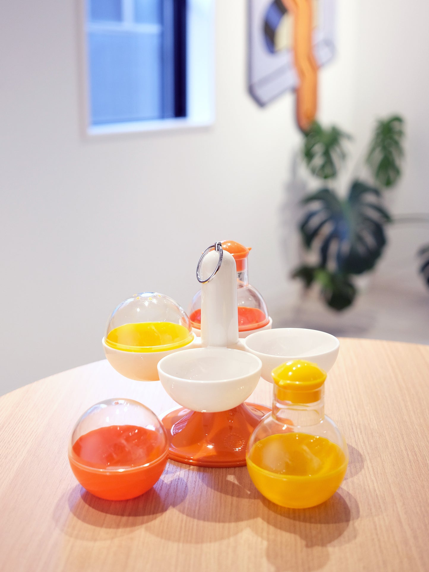 全新品 松下電器 くらしの泉会 4格 調味料 回轉 收納架