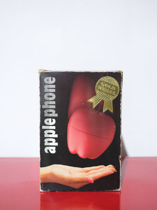 Vintage 1985年 Apple Telephone 家用 紅蘋果 電話 有盒