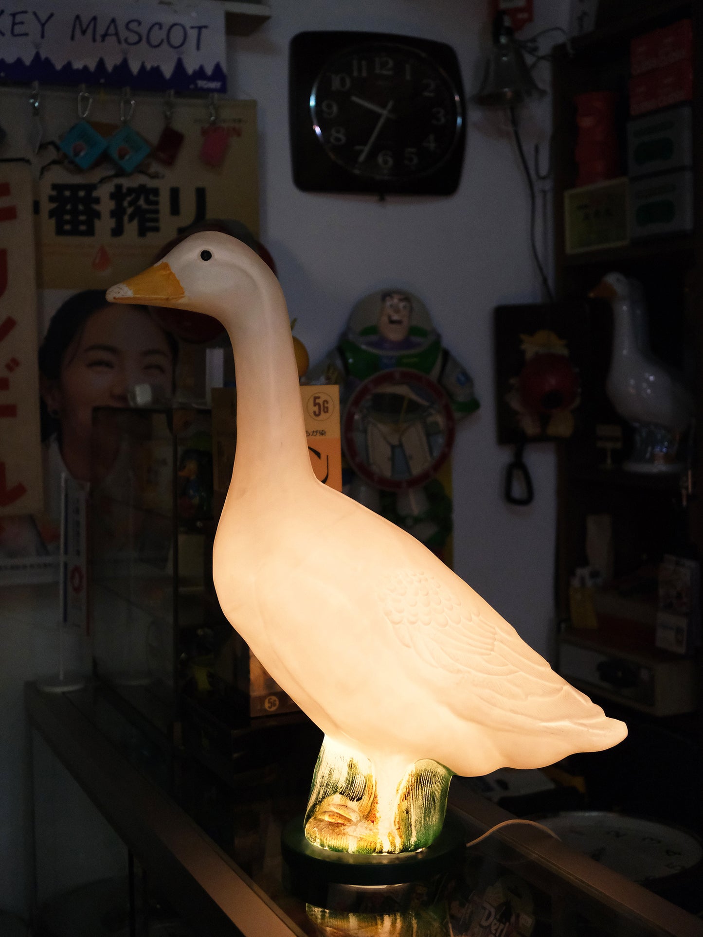 日本制 三丹工芸 鴨仔 60cm 大Size版本 擡燈 地燈 Duck Lamp