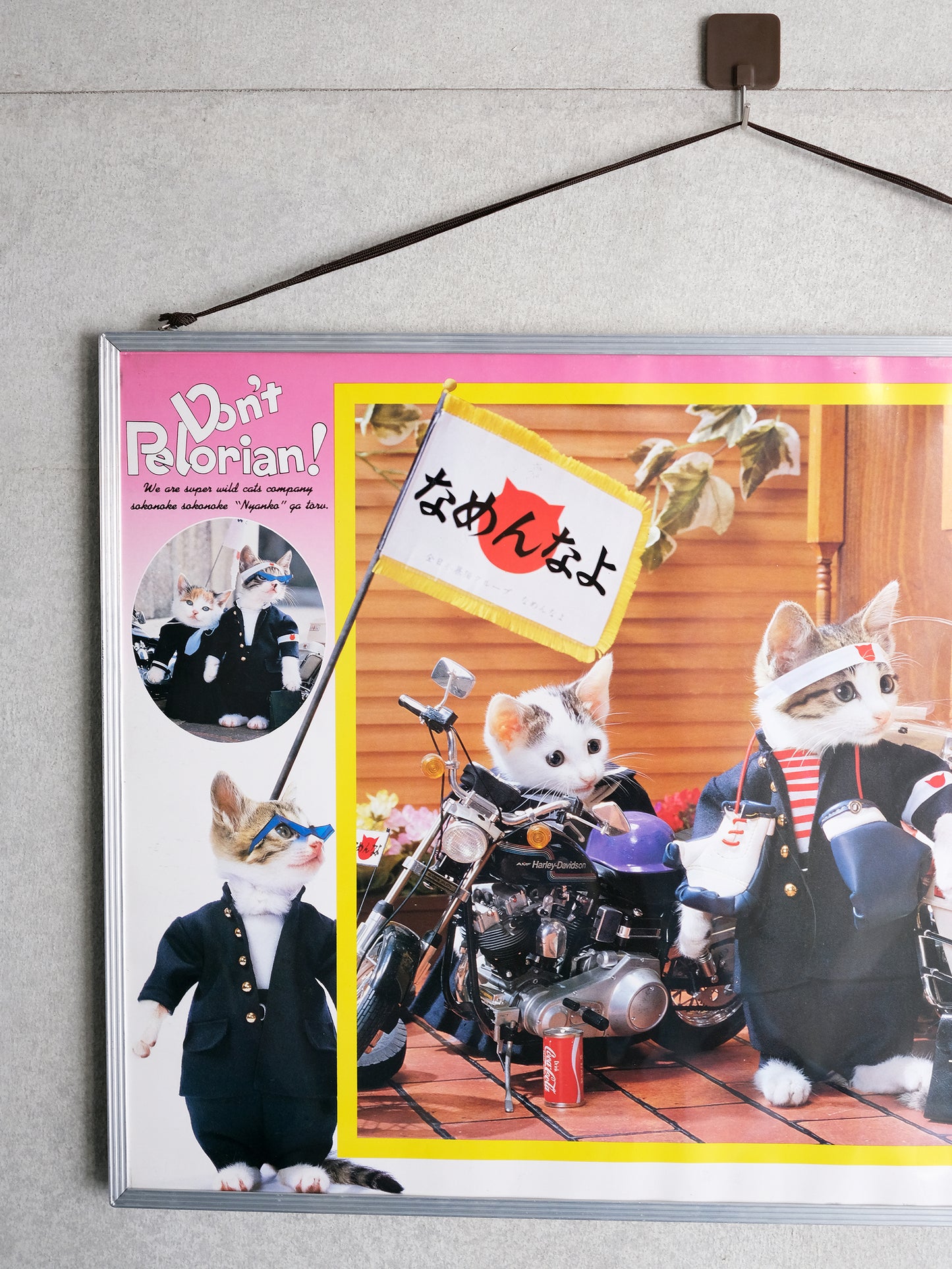 全日本暴貓連合なめんなよ 暴走貓 掛牆 海報 連畫框 Poster