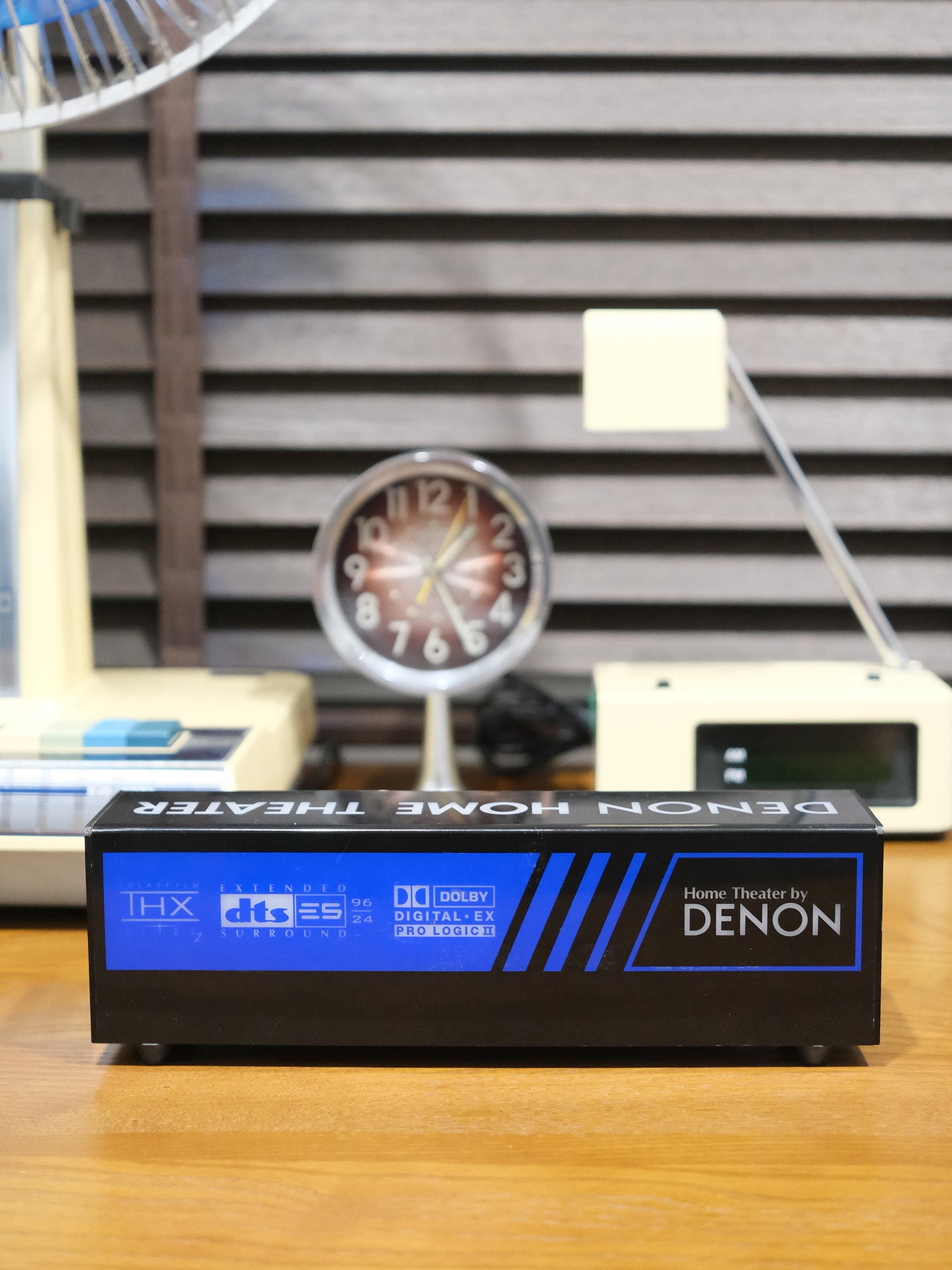 日本 DENON 店鋪用 廣告 電飾 電光 看板 三面 發光燈箱