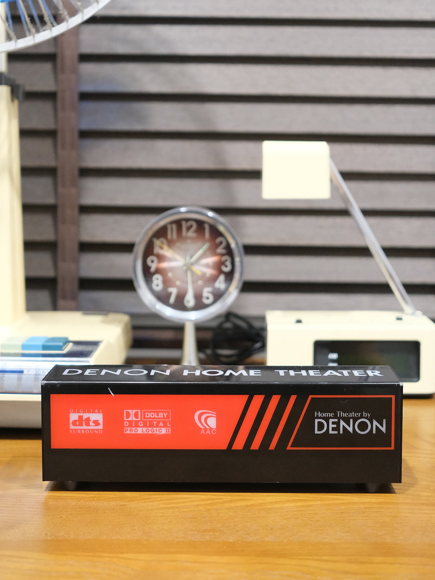 日本 DENON 店鋪用 廣告 電飾 電光 看板 三面 發光燈箱