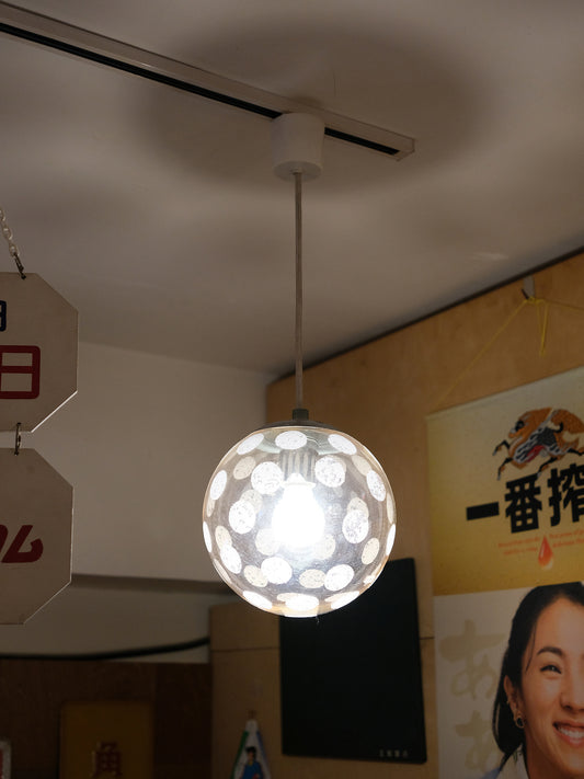 日本 ヒカリ 小泉產業 玻璃 圓點 燈罩 照明 器具 路軌 吊燈