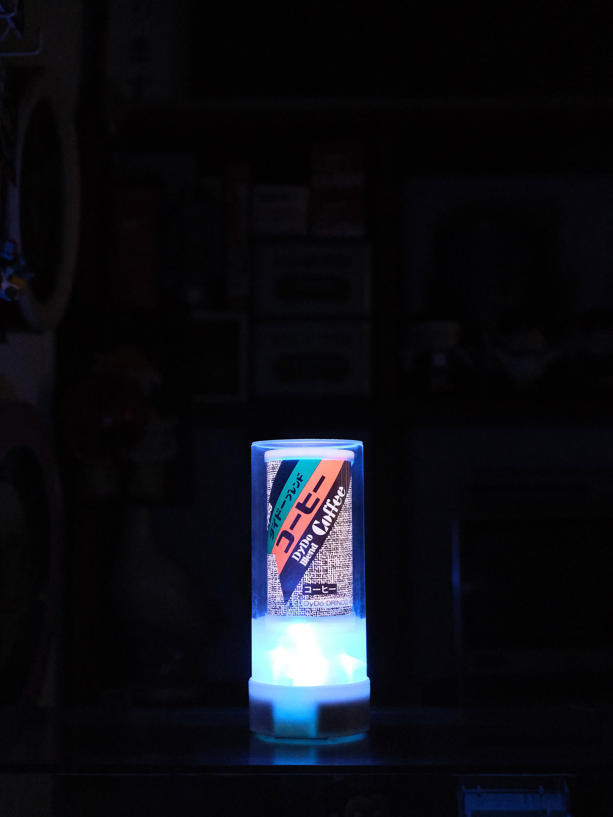 全新品 DyDo 罐裝 混合咖啡 造形 店鋪用 宣傳 LED 裝飾燈