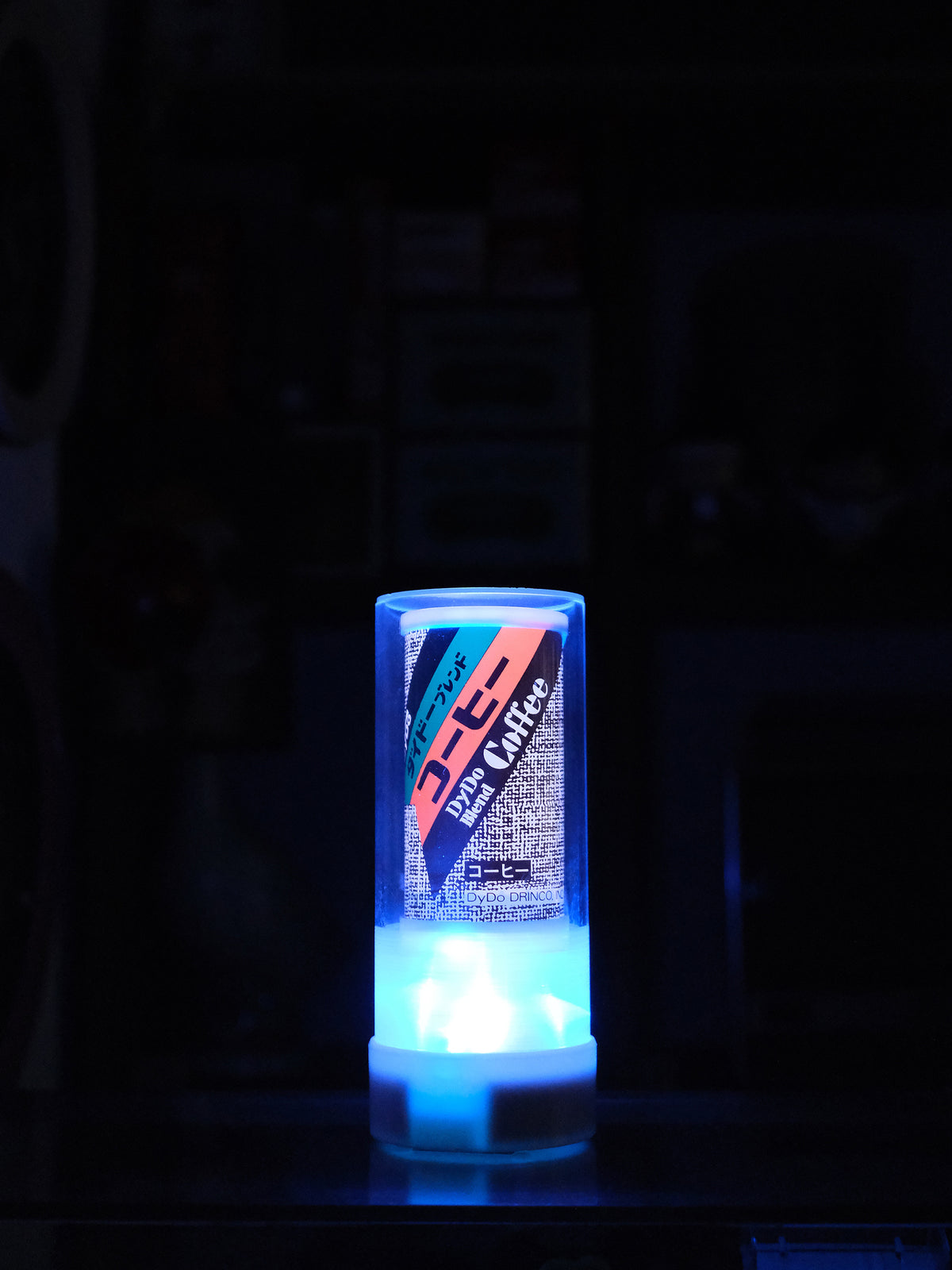 全新品 DyDo 罐裝 混合咖啡 造形 店鋪用 宣傳 LED 裝飾燈