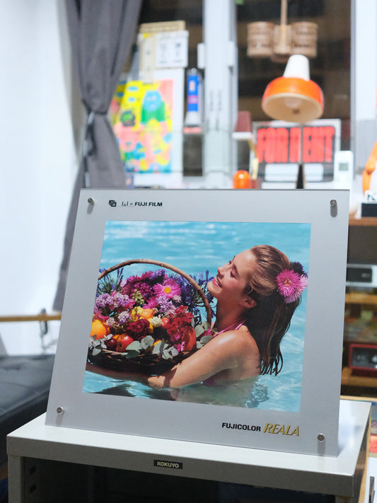 日本 FUJIFILM 富士菲林 店舖用 宣傳品 塑膠 相框 Photo Frame