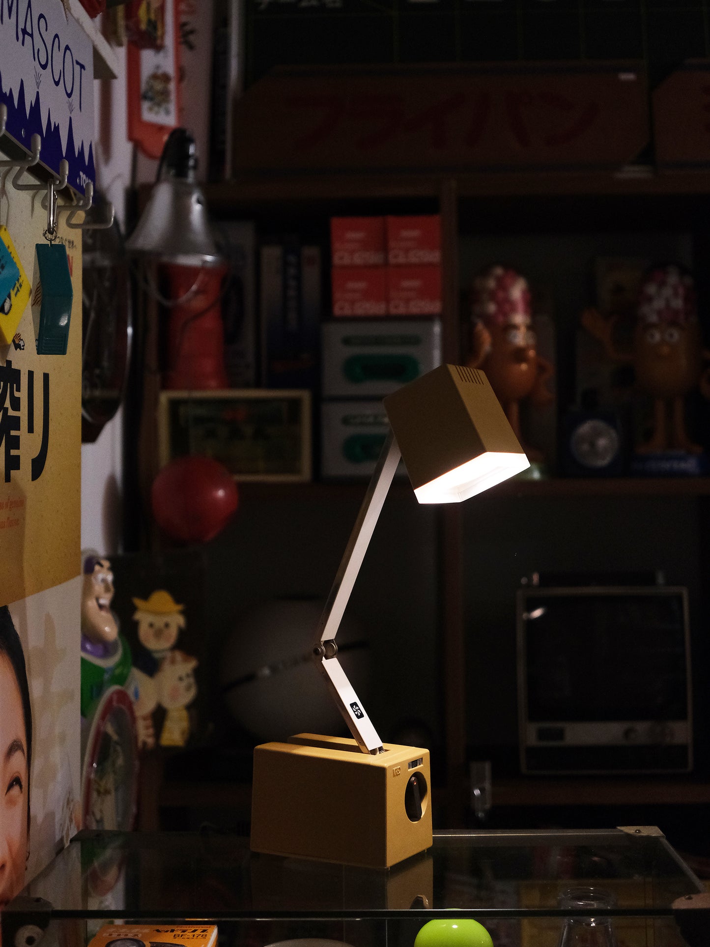 日本製 70’s KREO 南部工業 NA-720 三段折疊 擡燈 Lamp Light